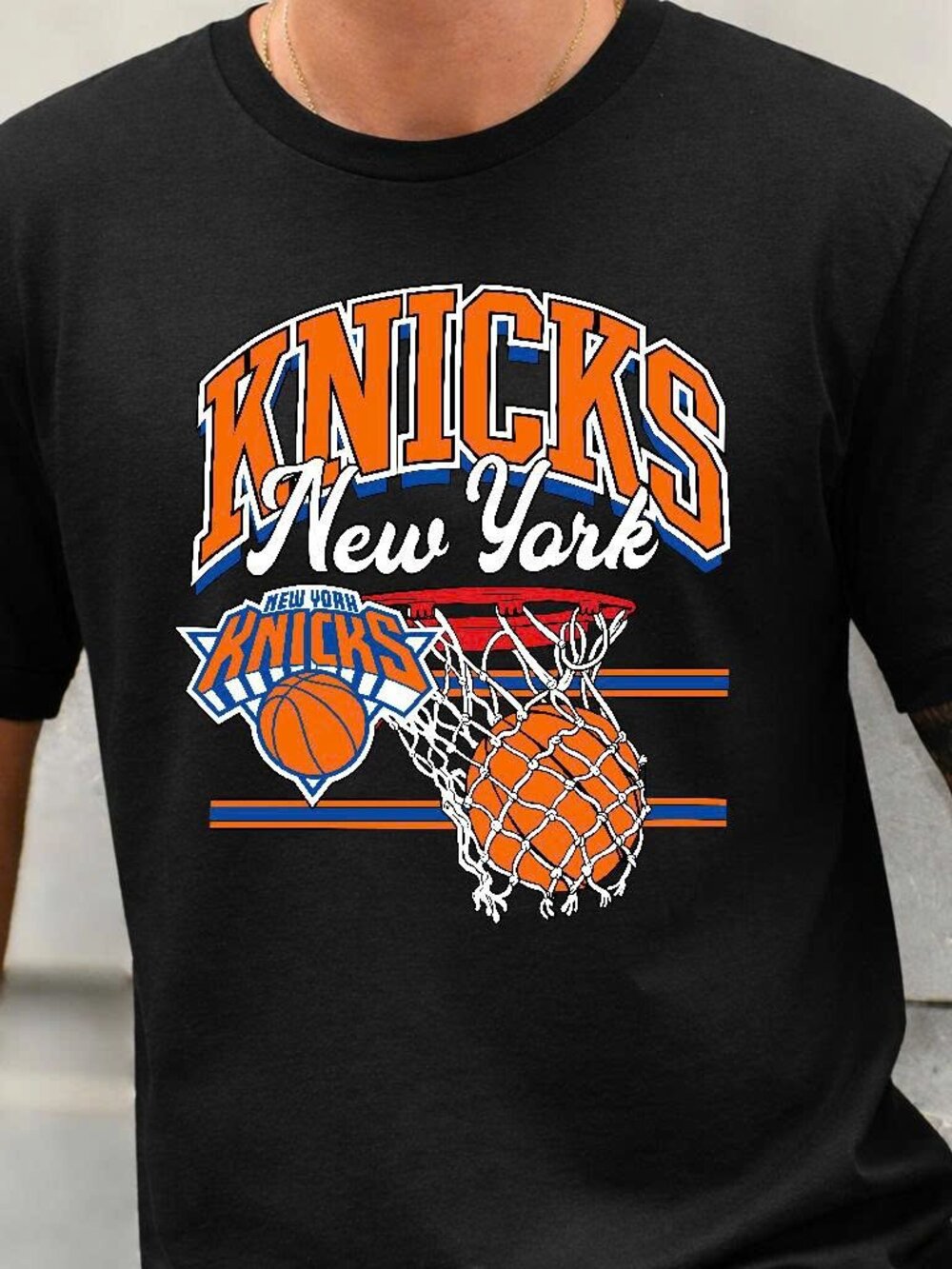 Knicks New York NBA Knicks Mens T-shirt